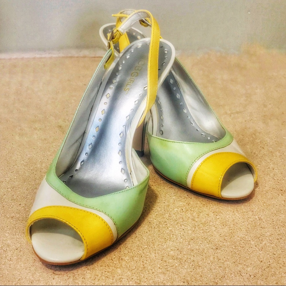 BCBGirls Slingback Patent Leather Heels